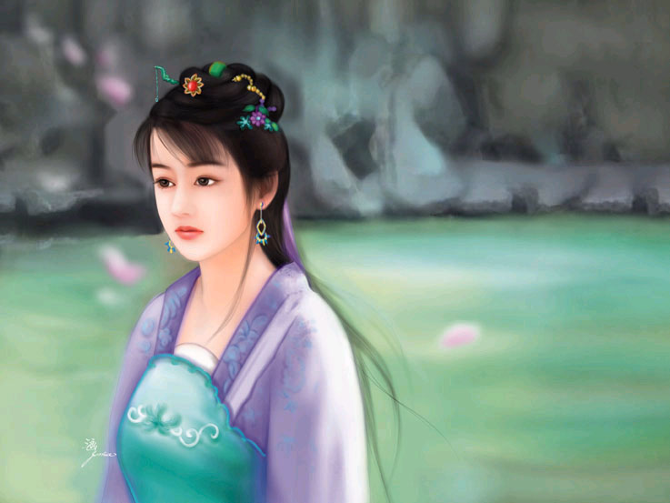 chinese woman paintings (11)